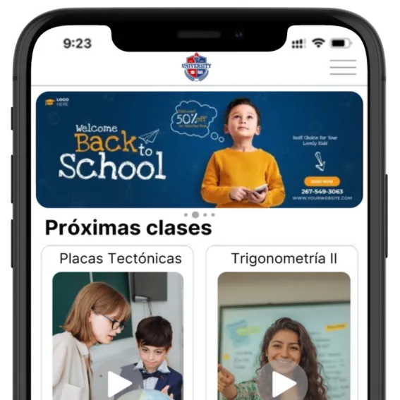 App para Educación y Deportes